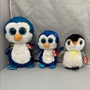 Ty Penguin Lot
